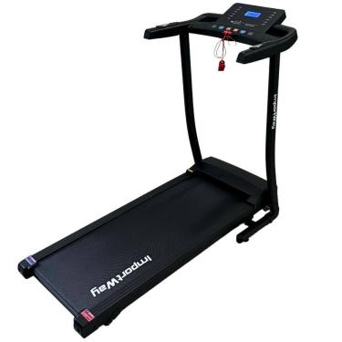 Imagem de Esteira Elétrica Ergométrica Dobrável Portátil 2 em 1 100Kg 12Km/h 2.1Hp 110V Importway Iwest-21hp01