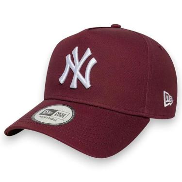 Imagem de Boné New Era 9FORTY E-Frame New York Yankees League Vinho-Unissex
