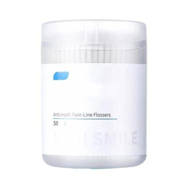 Imagem de Palitos De Fio Dental Descartáveis Para Limpeza Interdentária Higiene 