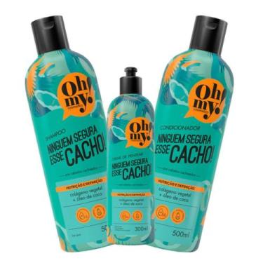 Imagem de Kit Ninguém Segura Esse Cacho Oh My! 3 Produtos Liberado Low