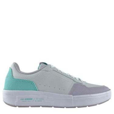 Imagem de Tênis Olympikus Feminino Versa Branco Roxo Baixo 43752263-Feminino