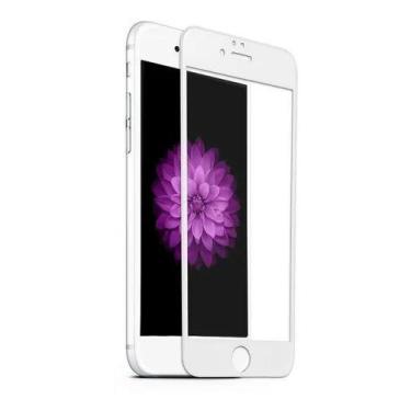 Imagem de Película Vidro 3d 5d Full Cover Para iPhone 6 6s Branca - Universo