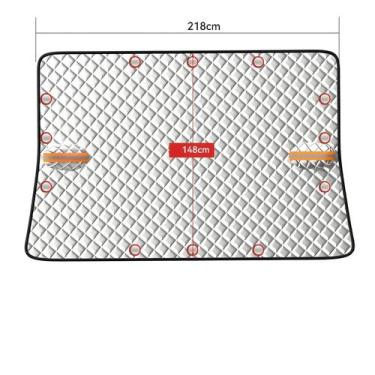 Imagem de Capa Magnética Para Para-brisa De Carro Para Inverno, Protetor Contra 