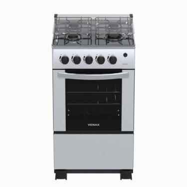 Imagem de Fogao 4 Bocas Venax Gaudi GIIi Inox Gas Glp, Bivolt