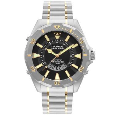 Imagem de Relógio Technos Masculino Skydiver Bicolor - Wt205fqn/5p