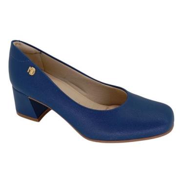 Imagem de Sapato Modare Salto Baixo 7373100 - Feminino, Azul, 37