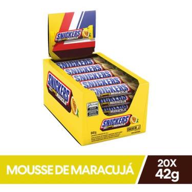 Imagem de Display de Chocolate Snickers Mousse de Maracujá 20x42g - Snickers