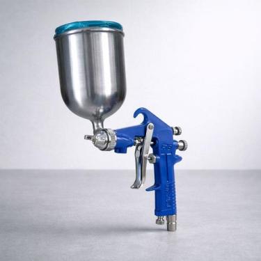 Imagem de Pistola De Pintura Profissional Automotiva Pneumática 350ml - Genérico