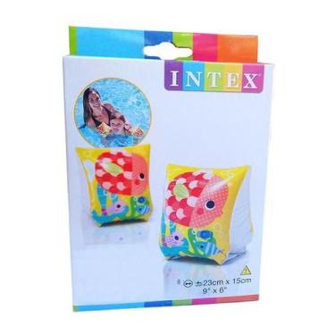 Imagem de BOIA DE BRAÇO Intex - Peixe vermelho - De 3 a 6 Anos 