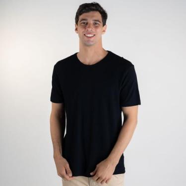Imagem de Camiseta Ellus Visco Piquet Preta, M