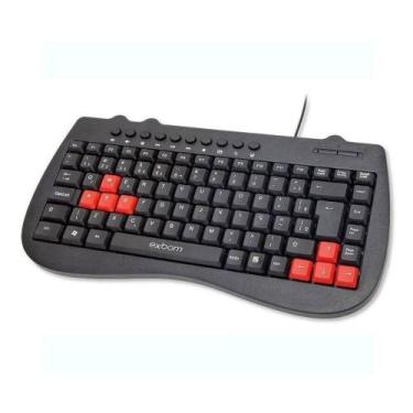 Imagem de Teclado Usb Mini Bk-m52 Multimidia Exbom