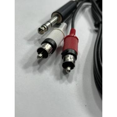 Imagem de Cabo P10st + 2 RCA 2m - TK