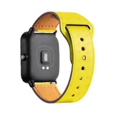 Imagem de Pulseira De Couro Amazfit 20mm/22mm Compatível Com GTS 4/3/2/2e/GTS2 M