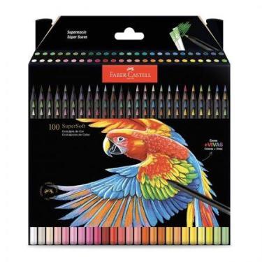 Imagem de Lápis de cor SuperSoft 100 cores 210700 - Faber-Castell