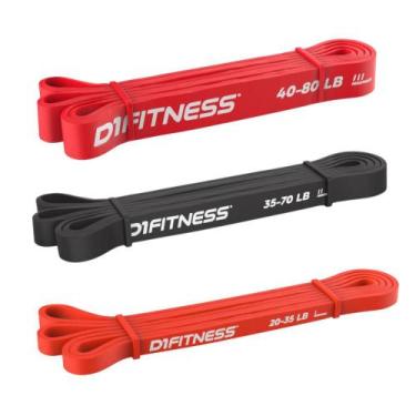 Imagem de Kit Super Band - 3 intensidades - Leve - D1Fitness