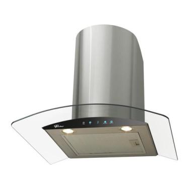 Imagem de Coifa De Parede Digital Fischer Talent Touch 60Cm Inox Escovado, Prata