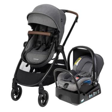 Imagem de Carrinho Travel System Anna 3 TS TRIO Select Grey - Maxi Cosi