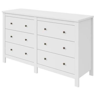 Imagem de Comoda Horizontal Maggiore 6 Gavetas - Lp - Rei de Casa - Móveis Lopas