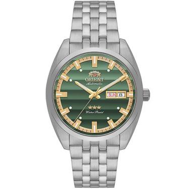 Imagem de Relógio Orient Masculino Automático 3 Estrelas Heritage Aço Safira Per