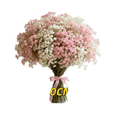 Imagem de Flores Artificiais Realistas De Gypsophila, 1380 Peças, 46 Pacotes, De
