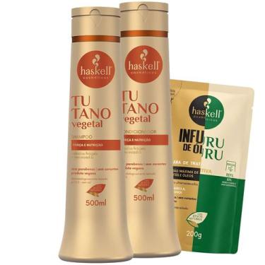 Imagem de Shampoo e Condicionador 500ml Tutano Vegetal Haskell