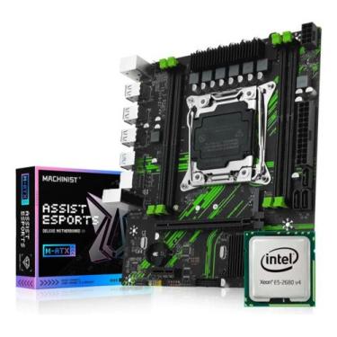 Imagem de Kit Xeon Placa Mãe X99 Pr9 + Processador Xeon E5 2650 v3 - machinist