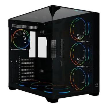 Imagem de Gabinete Gamer Bluecase Grand Tokyo Type-c Vidro Temp. S/fan Preto