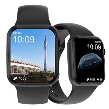 Imagem de Smartwatch DT100 Relógio Inteligente Bluetooth Chamada Personalizado 1.75" Relógio Dinâmico rosto ip68 à prova d água Smartwatch masculino feminino relógio w26 AG STORE (COR PRETO)