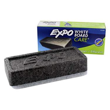 Imagem de Borracha Expo Block 81505 apagável a seco Borracha de quadro branco, pilha macia, 12,7 cm L x 3,8 cm A – Pacote com 10