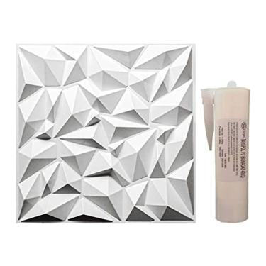 Imagem de Revestimento 3D Decorativos De Parede 1M² Choc + 1 Cola Pu