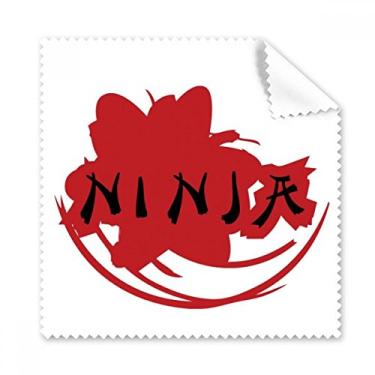 Imagem de Japan Ninja Words Sakura Pano de limpeza para limpeza de óculos 5 peças