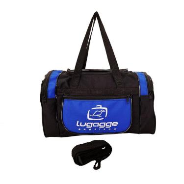 Imagem de Bolsa sacola bordo mao mala de viagem pequena azul