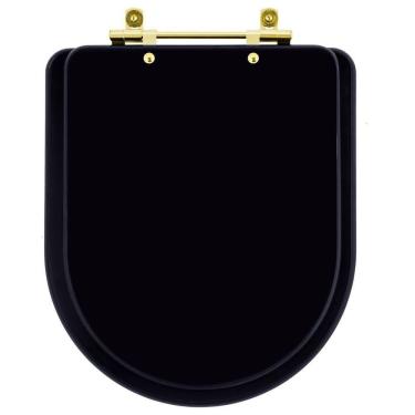 Imagem de Assento Sanitário Carrara Preto Fosco