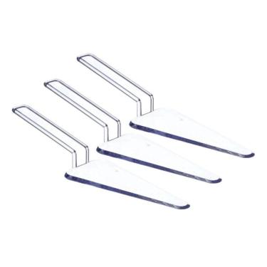 Imagem de Kit 03 Espatula Pá Para Bolos Tortas Ps Cristal Confeitaria