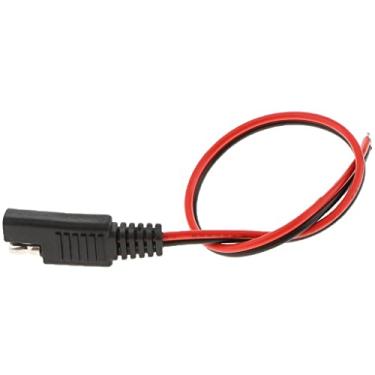 Imagem de Kokiya Cabo conector de chicote de fios SAE 18AWG para baterias solares de motor de carro 300 mm