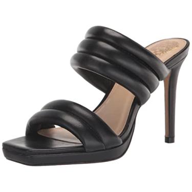 Imagem de Vince Camuto Sandália plataforma feminina Eluinsa Puffy de salto alto, Preto, 35