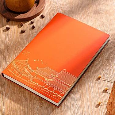 Imagem de A5 200 páginas notebook bloco de notas agenda diário plano para escrever notas de estudante notas de estudante escola material educacional, J, A5