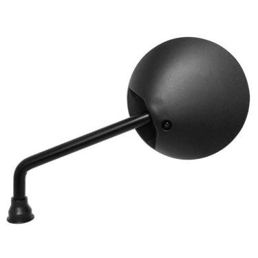 Imagem de Par de Retrovisores GVS para Honda Biz 100 Prata Redondo