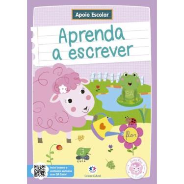 Imagem de Apoio Escolar - Aprenda A Escrever - Ovelha Rosa Na Escola