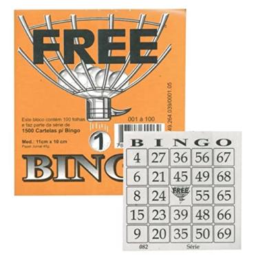 Imagem de 1.500 Cartelas para Bingo