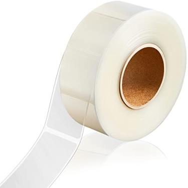 Imagem de Zonon 500 etiquetas transparentes à prova d'água, protetor de etiqueta transparente retangular 8 x 3 cm