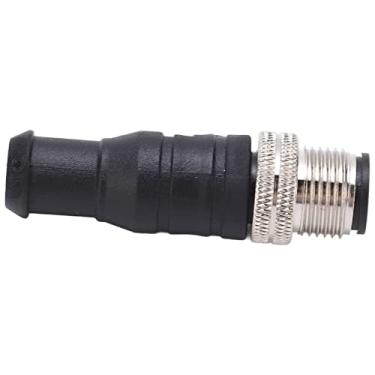 Imagem de Resistor de terminação de 5 pinos M12 resistente ao calor para terminação de backbone, rede marítima