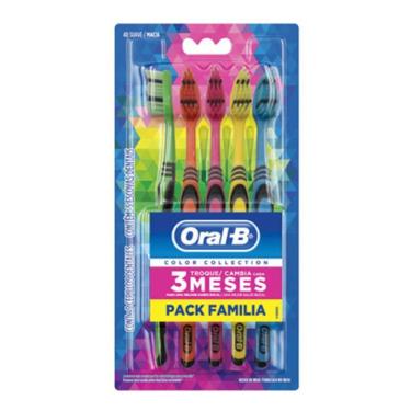 Imagem de Escova Dental Oral-b Pack Família  Com 5 Oral B