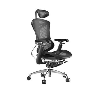 Imagem de Cadeira de escritório ergonômica de malha respirável para chefe com apoio de braço de articulação 3D, cadeira para jogos de computador com conforto sedentário, assento para chefe, apoio lombar /1446 (
