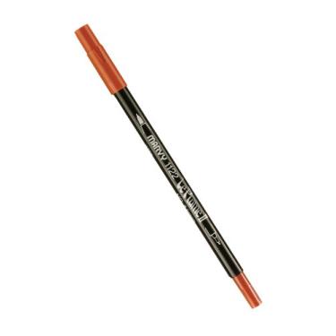 Imagem de Uchida 1122-C-6 Marvy caneta marcadora ponta extrafina Le Plume II ponta dupla, marrom