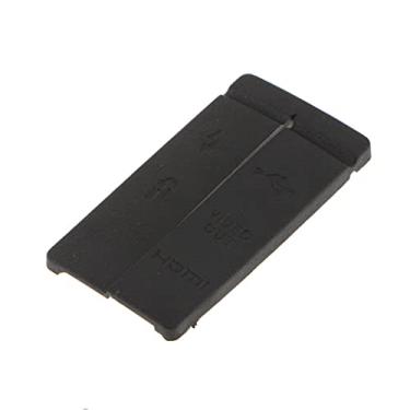 Imagem de MOOKEENONE 1*USB HDMI AV Video Out MIC Rubber Door Cover Replacement Spare Part for Canon 50D Black Camera