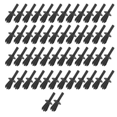 Imagem de MOOKEENONE 50 rebites de carro, clipes de retentor de plástico de 5 mm, prendedores de carro, rebites de empurrar para BMW