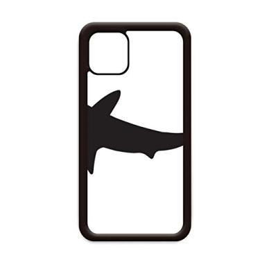 Imagem de Capa Outline Ocean Shark Fierce Fish para iPhone 12 Pro Max para Apple Mini Mobile Case Shell