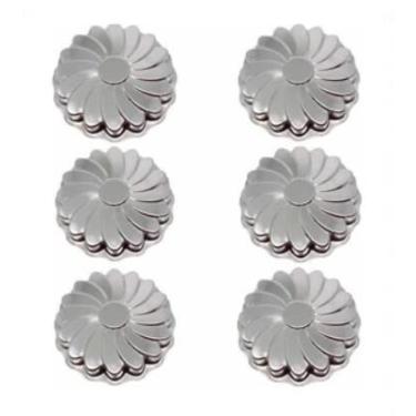 Imagem de Jogo Kit (6 Unids) Forma Mini Bolo Torta Girassol (7x2 Cm)