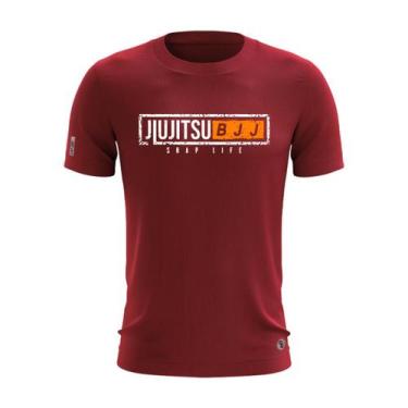 Imagem de Camiseta Jiu Jitsu Padrão Shap Life Laranja Gym Unissex